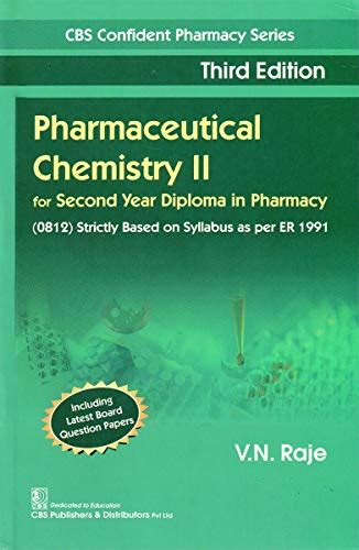 Pharmaceutical Chemistry Ii For Second Year Diploma In Pharmacy Ebook