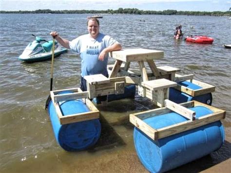 I prefer to call this my pontoon boat but many have. 7 WTF level DIY boats that you have to see to believe
