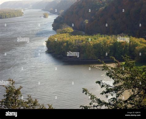 Gfp Iowa Effigy Mounds Clearer View Of River Mouth Stock Photo Alamy