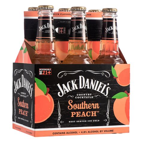 Jack Daniels Southern Peach 6pk 10oz Can Delivered In As Fast As 15