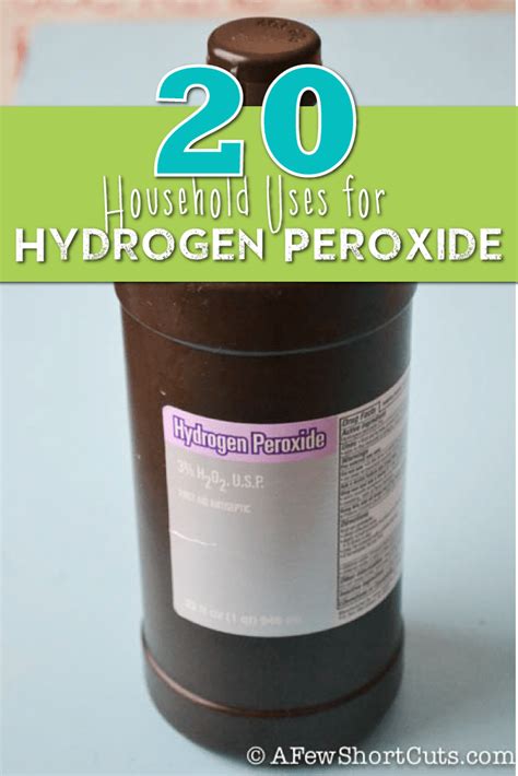 Household Uses For Hydrogen Peroxide A Few Shortcuts