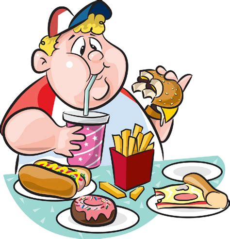 Download High Quality Eating Clipart Unhealthy Transparent Png Images
