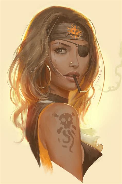 Female Pirate Character Portraits Pirate Woman Characters Inspiration Drawing