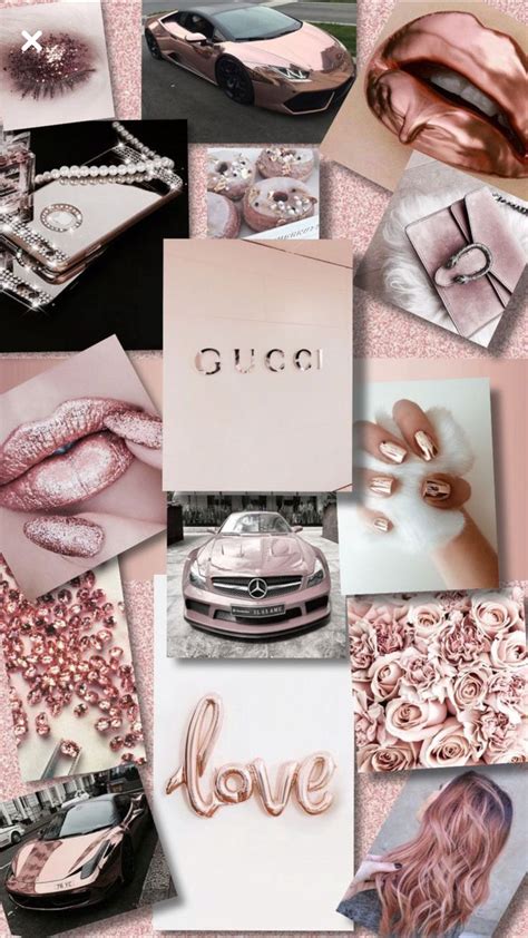 fashion wallpapers rose gold  iphone  moda