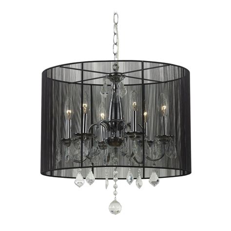 We did not find results for: Crystal Chandelier Pendant Light with Black Drum Shade ...