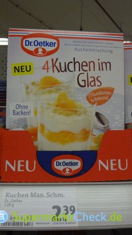 Und kuchen im glas sind echte hingucker! Dr. Oetker 4 Kuchen im Glas Mandarine Schmand: Bewertungen ...