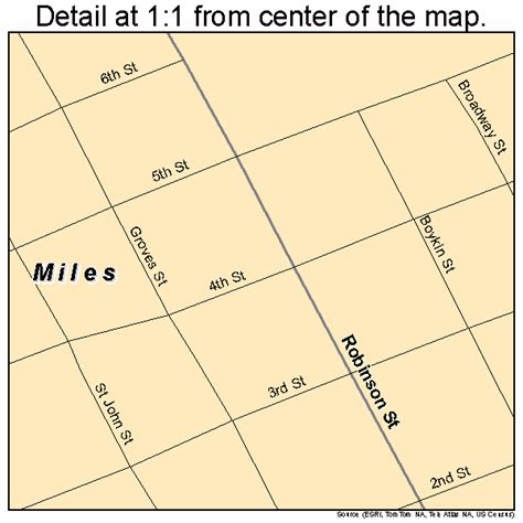 Texas Mile Marker Map
