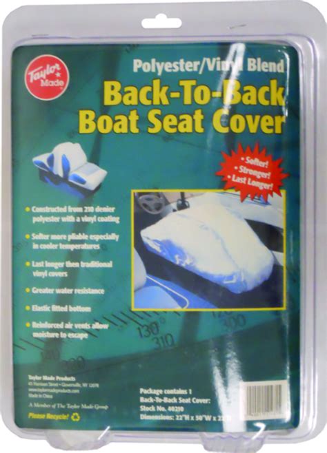 Taylormade Back To Boat Seat Covers Velcromag