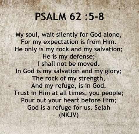 Psalms Psalm 62 Prayers For Strength