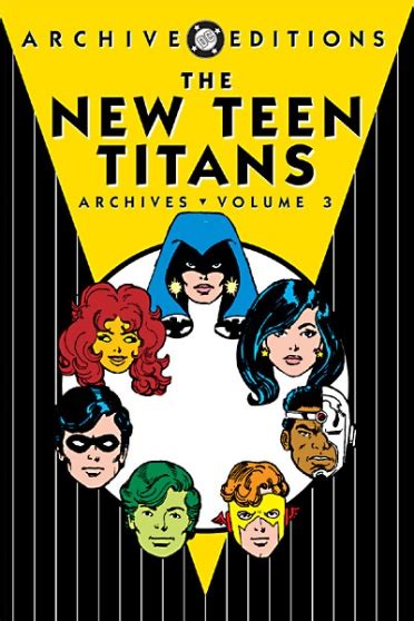 New Teen Titans Archives Vol 3 Collected Dc Database Fandom