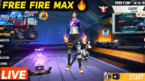 Free Fire Max Live Whats New Free Fire Max Gameplay Youtube