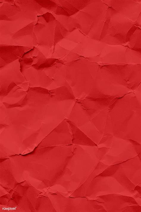 Red Wrinkled Paper Pattern Background Free Image By