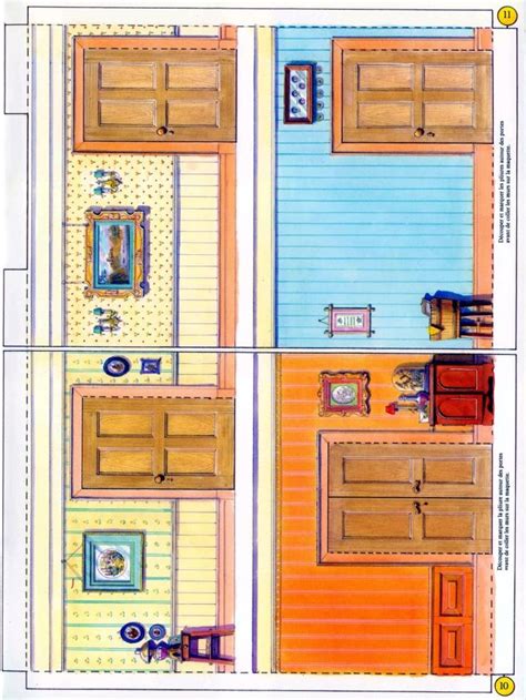 623 Best Doll House Printables And Vintage Paper Craft Images On