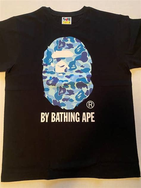Bape Bape Abc Blue Camo By Bathing Ape T Shirt Size Large Grailed