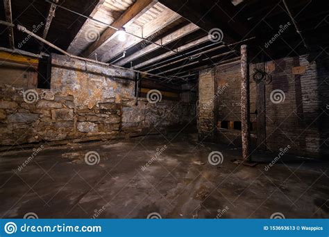 Grungy Warehouse Basement Stock Image Image Of Interior 153693613