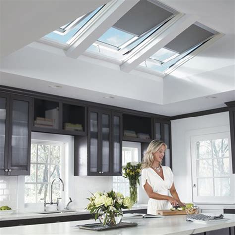 A skylight's style refers to its shape and the layout of the glass it a tubular skylight is suitable for direct lighting of specific spots, spaces and objects like living room walls, closets, pantries, foyers and hallways. Velux Openable Skylight - Manual | Skylights Online