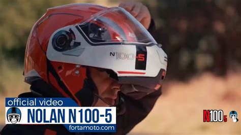 The breakage is my fault not a defect. NOLAN N100-5 motorcycle helmet - Official video ITA ...