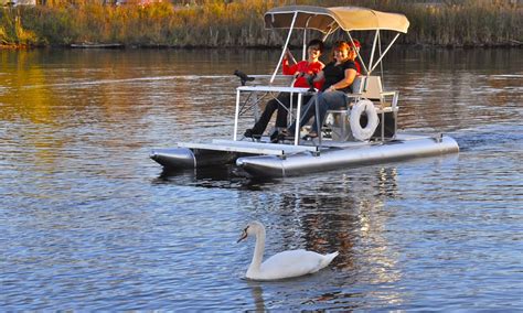 Aqua Cycle Ii Pontoon Paddle Boat Pond King — Pond King Inc