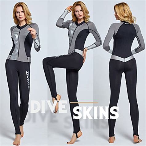 Zionor Full Body Sport Rash Guard Dive Skin Suit For Swimming Snorkeling Diving Surfing With Uv
