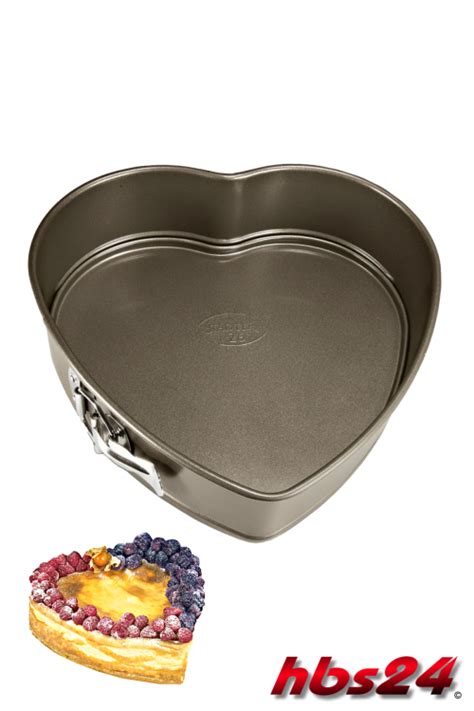 Backformen neuheiten küchen ideen emaille kuchen waffeln frühstück essen. Springform Backform Herz Backzubehör - hbs24