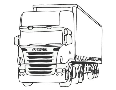 Pour rendre publique ta carte. Coloriage Camion 49 dessin gratuit à imprimer