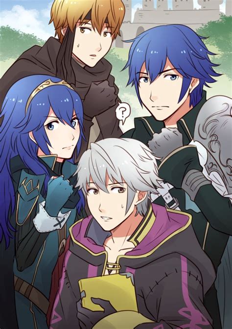 Lucina Robin Robin Chrom And Gaius Fire Emblem And 1 More Drawn