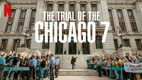 aaron sorkin s the trial of the chicago 7 gets a trailer and poster from netflix
