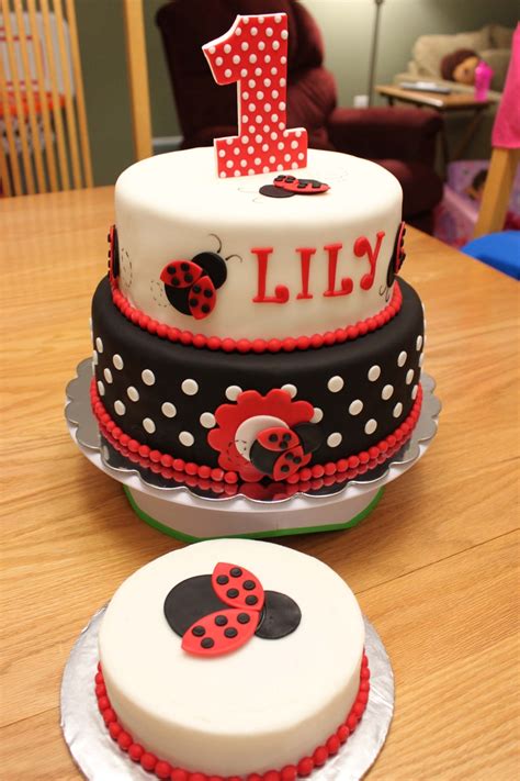 Choose their favorite toy, cartoon character, storybook friend, or picture for design/decoration and make this a special cake they will enjoy. Ladybug 1St Birthday - CakeCentral.com