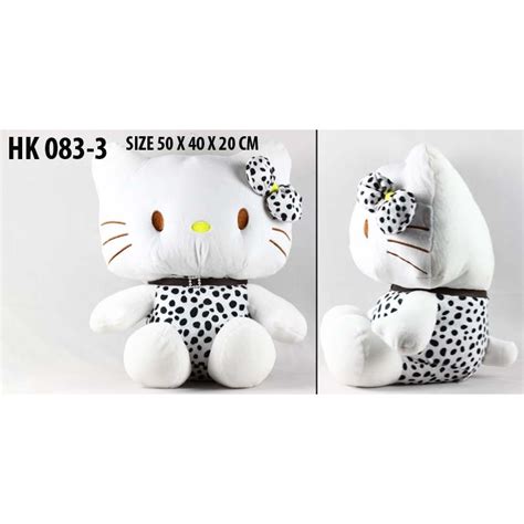 Jual Boneka Hello Kitty Xl Hitam Putih Hk083 3 Shopee Indonesia