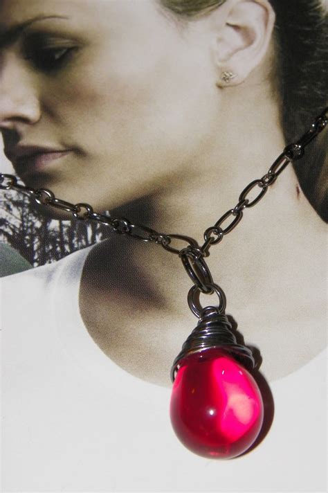 True Blood Necklace · A Pendant Necklace · Jewelry Making On Cut Out