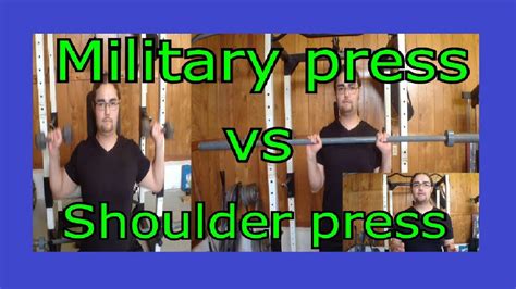 Difference Between Military Press And Shoulder Press Youtube