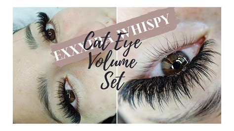 Extra Whispy Volume Cat Eye Set Start To Finish Youtube Volume