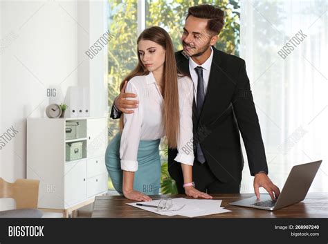 Boss Molesting His Image And Photo Free Trial Bigstock