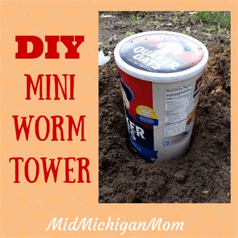 Diy Mini Composting Worm Towers With Images Worm