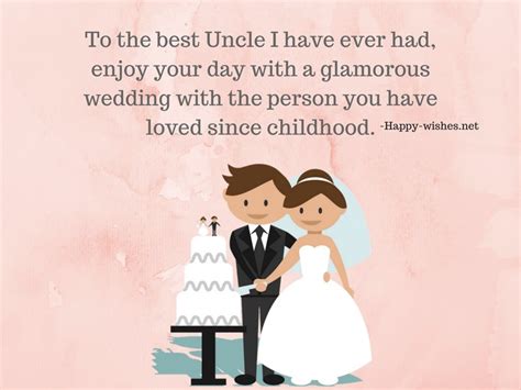 In fact, marriage quotes can be funny and worth much more than the time you take to read them. Best Wedding Wishes for Uncle - Marriage Quotes - Ultra Wishes