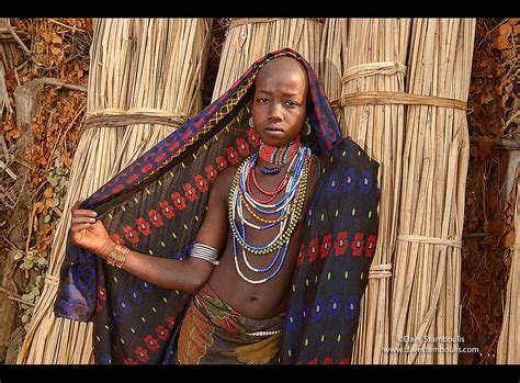 Girl Of The Arbore Tribe In The Lower Omo Valley Of Ethiopia African