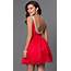 Short Red Lace Homecoming Party Dress  PromGirl