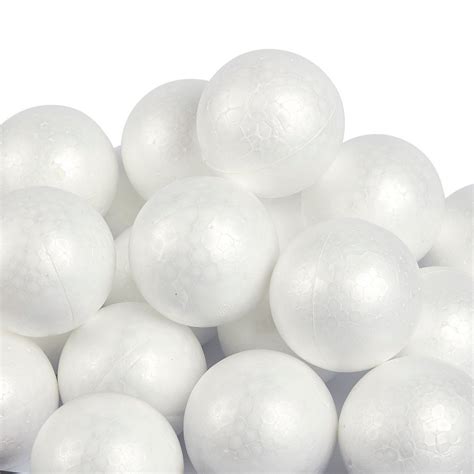 Pack Of 24 Foam Balls Smooth And Round Polystyrene Balls For Arts And
