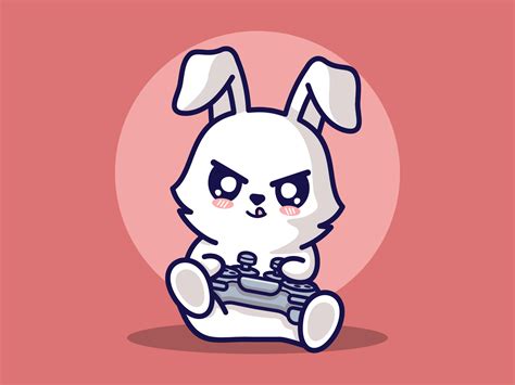 Gamer Rabbit By Kiutimood On Dribbble