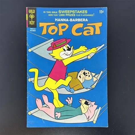 hanna barbera top cat 28 december 1969 gold key comics tv cartoon series 8 99 picclick