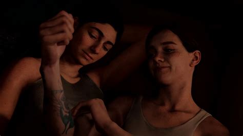 The Last Of Us Part Ii Ellie And Dina Romance Scene Youtube