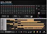 Photos of Drum Track Software