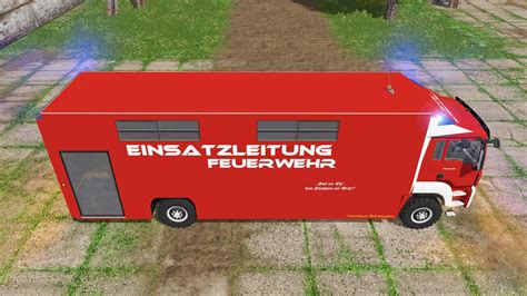 MAN TGS Feuerwehr Einsatzleitung для Farming Simulator