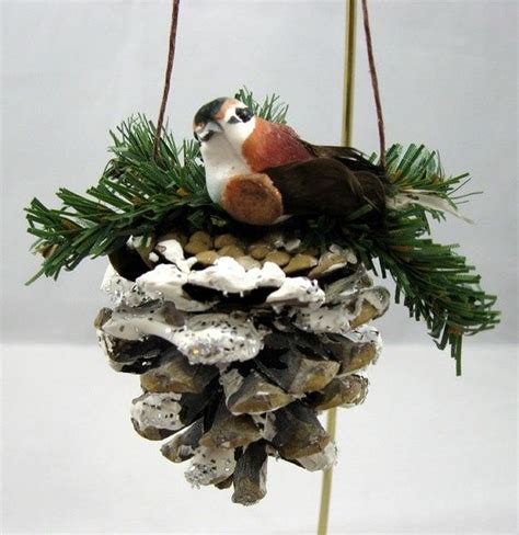 Pine Cone Christmas Ornaments To Make Easy Pine Cone