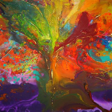 Spiritual Tree Painting By Caroline Ashwood Artfinder