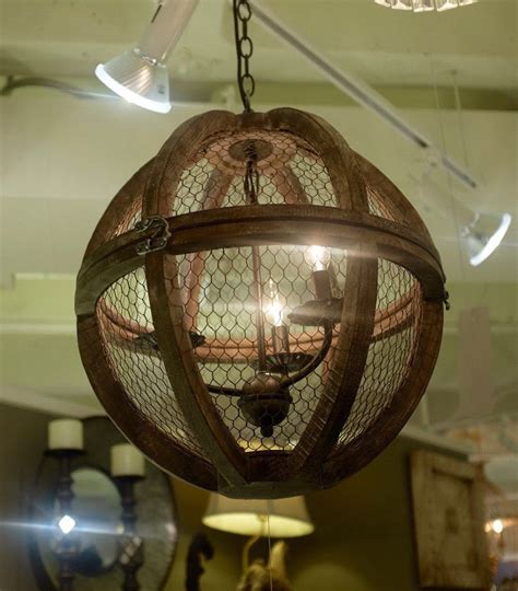 Shop wayfair for all the best crystal chandeliers. OLD WORLD INVENTION STYLE AGED WOOD WIRE AND CRYSTALS ...
