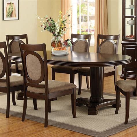 A rectangular dining table set is best paired with a formal décor and maybe even a china hutch. Formal Dining Room Sets For 8 - Home Furniture Design