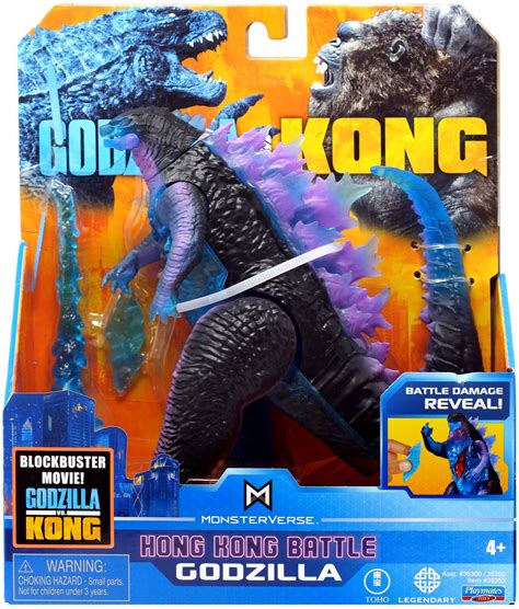 Godzilla Vs Kong Monsterverse Godzilla Action Figure Hong Kong Battle