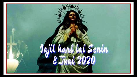 Kutipan alkitab sebagai bacaan injil harian dari gereja katolik. Bacaan Injil hari ini Senin, 8 Juni 2020 l Hari Biasa l # ...
