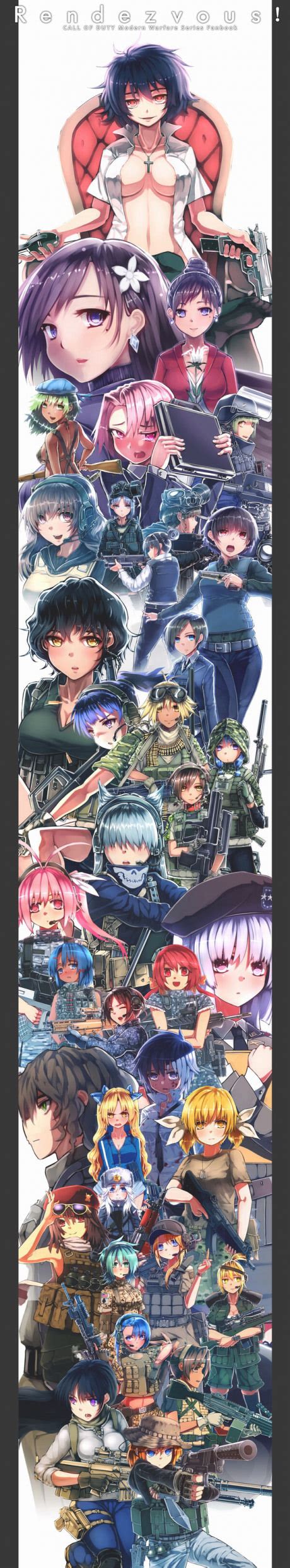 Cod Modern Warfare Characters In Anime Style Anime Anime Style